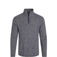 Weird Fish Laramie Eco 1/4 Zip Snow Marl Fleece Navy Size 5XL Weird Fish Laramie Eco 1/4 Zip Snow Marl Fleece Navy Size 5XL