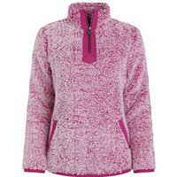 Weird Fish Madi Cosy 1/4 Zip Fleece Dark Raspberry Size 8 Weird Fish Madi Cosy 1/4 Zip Fleece Dark Raspberry Size 8
