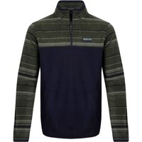 Weird Fish Gilbert 1/4 Zip Striped Microfleece Fir Green Size 3XL Weird Fish Gilbert 1/4 Zip Striped Microfleece Fir Green Size 3XL