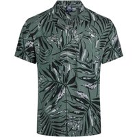 Weird Fish Holborn Eco Viscose Hawaiian Shirt Army Green Size 5XL Weird Fish Holborn Eco Viscose Hawaiian Shirt Army Green Size 5XL