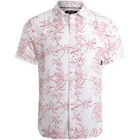 Weird Fish Tarim Linen Rich Hawaiian Shirt Red Size 5XL Weird Fish Tarim Linen Rich Hawaiian Shirt Red Size 5XL