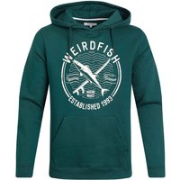 Weird Fish Jamie Branded Popover Sweatshirt Hoodie Forest Green Size S Weird Fish Jamie Branded Popover Sweatshirt Hoodie Forest Green Size S