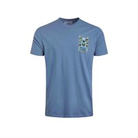 Weird Fish Peaky Flounders Back Print Artist T-Shirt Mid Blue Size S Weird Fish Peaky Flounders Back Print Artist T-Shirt Mid Blue Size S