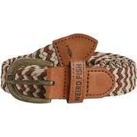 Weird Fish Aspen Braided Stretch Belt Natural Size L/XL Weird Fish Aspen Braided Stretch Belt Natural Size L/XL