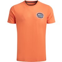 Weird Fish Laid Back Heritage Back Print Graphic T-Shirt Mango Size L Weird Fish Laid Back Heritage Back Print Graphic T-Shirt Mango Size L