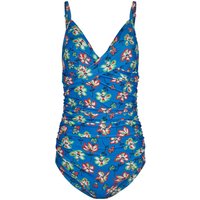 Weird Fish Penelope Eco Printed Swimsuit Blue Size 10 Weird Fish Penelope Eco Printed Swimsuit Blue Size 10