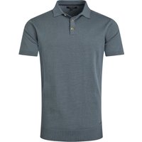 Weird Fish Quentin Short Sleeve Knitted Polo Blue Mirage Size 2XL Weird Fish Quentin Short Sleeve Knitted Polo Blue Mirage Size 2XL