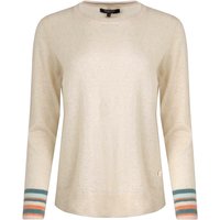 Weird Fish Kinga Lightweight Knit Jumper Light Cream Size 18 Weird Fish Kinga Lightweight Knit Jumper Light Cream Size 18