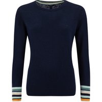 Weird Fish Kinga Lightweight Knit Jumper Navy Size 10 Weird Fish Kinga Lightweight Knit Jumper Navy Size 10