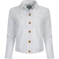 Weird Fish Rosanna Canvas Jacket White Size 22 Weird Fish Rosanna Canvas Jacket White Size 22