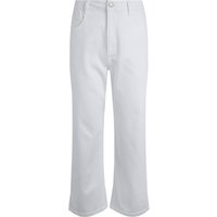 Weird Fish Soulina Wide Leg Cropped Denim Jeans White Size 14 Weird Fish Soulina Wide Leg Cropped Denim Jeans White Size 14