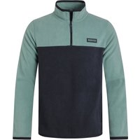 Weird Fish Tristan 1/4 Zip Colour Block Microfleece Mineral Blue Size 3XL Weird Fish Tristan 1/4 Zip Colour Block Microfleece Mineral Blue Size 3XL