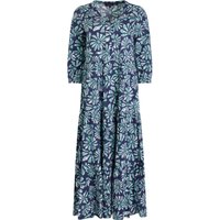 Weird Fish Lainey Printed Seersucker Midi Dress Aqua Marine Size 12 Weird Fish Lainey Printed Seersucker Midi Dress Aqua Marine Size 12