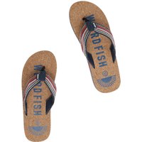 Weird Fish Englewood Cork Flip Flops Dark Blue Size 10 Weird Fish Englewood Cork Flip Flops Dark Blue Size 10