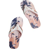 Weird Fish Thurleston Printed Flip Flops Pink Size 3 Weird Fish Thurleston Printed Flip Flops Pink Size 3
