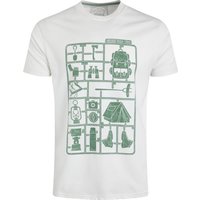 Weird Fish Camp Kit Front Print Eco Graphic T-Shirt Dusty White Size 3XL Weird Fish Camp Kit Front Print Eco Graphic T-Shirt Dusty White Size 3XL