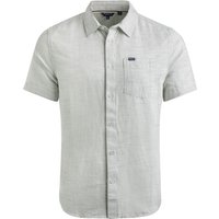 Weird Fish Washton Textured Short Sleeve Shirt Army Green Size S Weird Fish Washton Textured Short Sleeve Shirt Army Green Size S