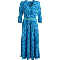 Weird Fish Himanshee Lenzing EcoVero™ Printed Viscose Maxi Dress Sea Green Size 10 Weird Fish Himanshee Lenzing EcoVero™ Printed Viscose Maxi Dress Sea Green Size 10