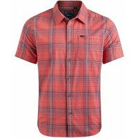 Weird Fish Angeles Vintage Wash Short Sleeve Check Shirt Retro Red Size 3XL Weird Fish Angeles Vintage Wash Short Sleeve Check Shirt Retro Red Size 3XL