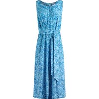 Weird Fish Nalani LivaEco™ Printed Viscose Jumpsuit Azure Size 18 Weird Fish Nalani LivaEco™ Printed Viscose Jumpsuit Azure Size 18