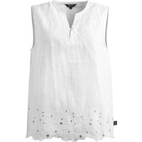 Weird Fish Poppy Scalloped Hem Blouse White Size 20 Weird Fish Poppy Scalloped Hem Blouse White Size 20