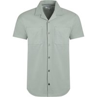 Weird Fish Wooster Crepe Knit Shirt Limestone Size L Weird Fish Wooster Crepe Knit Shirt Limestone Size L