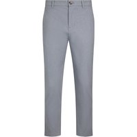 Weird Fish Charleigh Textured Chino Trousers Denim Blue Size 40 Weird Fish Charleigh Textured Chino Trousers Denim Blue Size 40