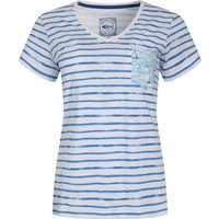 Weird Fish Ericak Organic Cotton Pocket T-Shirt Adriatic Blue Size 16 Weird Fish Ericak Organic Cotton Pocket T-Shirt Adriatic Blue Size 16