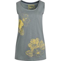 Weird Fish Samsoe Eco Printed Vest Dusty Teal Size 8 Weird Fish Samsoe Eco Printed Vest Dusty Teal Size 8