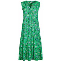 Weird Fish Mala Lenzing EcoVero™ Printed Sleeveless Dress Grass Green Size 14 Weird Fish Mala Lenzing EcoVero™ Printed Sleeveless Dress Grass Green Size 14