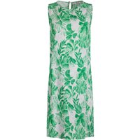 Weird Fish Dayna Linen Rich Printed Shift Dress Evergreen Size 22 Weird Fish Dayna Linen Rich Printed Shift Dress Evergreen Size 22