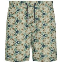 Weird Fish Orcha Printed Swim Shorts Aqua Marine Size 30 Weird Fish Orcha Printed Swim Shorts Aqua Marine Size 30