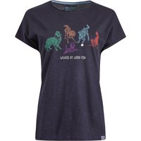 Weird Fish Go Fetch Front Print Graphic T-Shirt Dark Navy Size 12 Weird Fish Go Fetch Front Print Graphic T-Shirt Dark Navy Size 12