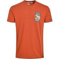 Weird Fish Only Fowls and Hawkses Back Print Artist T-Shirt Rust Leaves Size 2XL Weird Fish Only Fowls and Hawkses Back Print Artist T-Shirt Rust Leaves Size 2XL