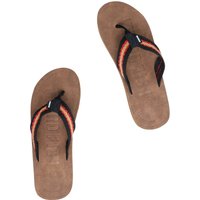 Weird Fish Malham Leather Look Flip Flops Caramel Size 7 Weird Fish Malham Leather Look Flip Flops Caramel Size 7