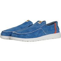 Weird Fish Shoal Washed Canvas Lightweight Slip On Shoes Denim Size 10 Weird Fish Shoal Washed Canvas Lightweight Slip On Shoes Denim Size 10