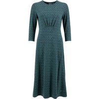 Weird Fish Felicity Printed Jersey Midi Dress Green Size 20 Weird Fish Felicity Printed Jersey Midi Dress Green Size 20