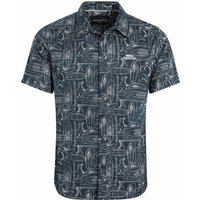 Weird Fish Summertown Short Sleeve Printed Shirt Navy Size S Weird Fish Summertown Short Sleeve Printed Shirt Navy Size S