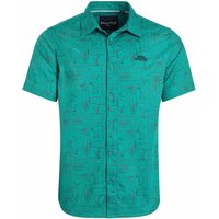Weird Fish Summertown Short Sleeve Printed Shirt Viridis Size S Weird Fish Summertown Short Sleeve Printed Shirt Viridis Size S