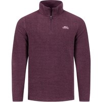 Weird Fish Errill 1/4 Zip Textured Fleece Aubergine Size 5XL Weird Fish Errill 1/4 Zip Textured Fleece Aubergine Size 5XL