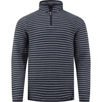 Weird Fish Shorling 1/4 Zip Striped Macaroni Sweatshirt Black Size 3XL Weird Fish Shorling 1/4 Zip Striped Macaroni Sweatshirt Black Size 3XL