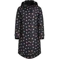 Weird Fish Sena Printed Waterproof Coat Nightshade Size 14 Weird Fish Sena Printed Waterproof Coat Nightshade Size 14