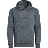 Weird Fish Perranporth Embossed Grindle Hoodie Black Size 4XL Weird Fish Perranporth Embossed Grindle Hoodie Black Size 4XL