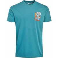 Weird Fish Fawlty Trouters Back Print Artist T-Shirt Deep Teal Size 3XL Weird Fish Fawlty Trouters Back Print Artist T-Shirt Deep Teal Size 3XL