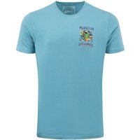 Weird Fish Sea Shanties Back Print Artist T-Shirt Smoked Blue Size M Weird Fish Sea Shanties Back Print Artist T-Shirt Smoked Blue Size M