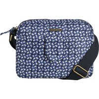 Weird Fish Corrie Printed Cross Body Bag Navy Size ONE Weird Fish Corrie Printed Cross Body Bag Navy Size ONE