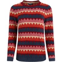 Weird Fish Tyla Cosy Knit Scalloped Jumper Antique Cherry Size 12 Weird Fish Tyla Cosy Knit Scalloped Jumper Antique Cherry Size 12