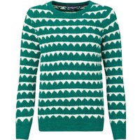 Weird Fish Tyla Cosy Knit Scalloped Jumper Green Ivy Size 16 Weird Fish Tyla Cosy Knit Scalloped Jumper Green Ivy Size 16