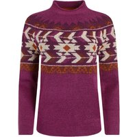Weird Fish Arelia Ikat Knitted Jumper Purple Wine Size 20 Weird Fish Arelia Ikat Knitted Jumper Purple Wine Size 20
