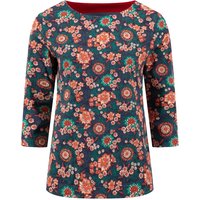 Weird Fish Pinto Printed Jersey T-Shirt Dark Blue Size 8 Weird Fish Pinto Printed Jersey T-Shirt Dark Blue Size 8